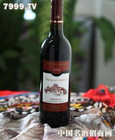 拉柏圖古堡木盒裝高級干紅葡萄酒aoc2004