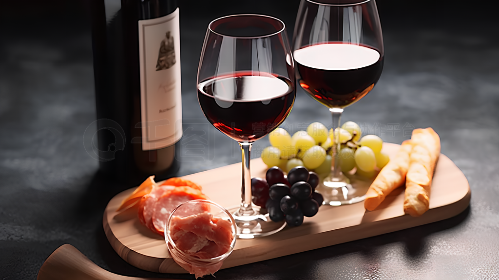 享用葡萄酒場景產品圖