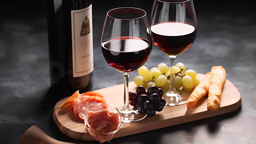 享用葡萄酒場(chǎng)景產(chǎn)品圖