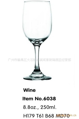 【供應紅酒杯 6085紅酒杯(圖)】價格,廠家,圖片,杯子,廣州市番禺區祁寶玻璃器皿店-