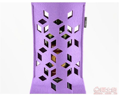 【新款鏤空紅酒袋創意紅酒套毛氈袋廠家批發訂做可加logo】南宮市隆富毛氈制品廠 - 產品庫